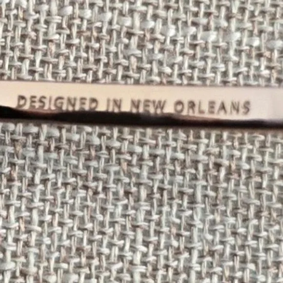 Krewe Sabine Sunglasses Black Rose Gold Square Metal Frames Grey Gradient Lens - Picture 5 of 5